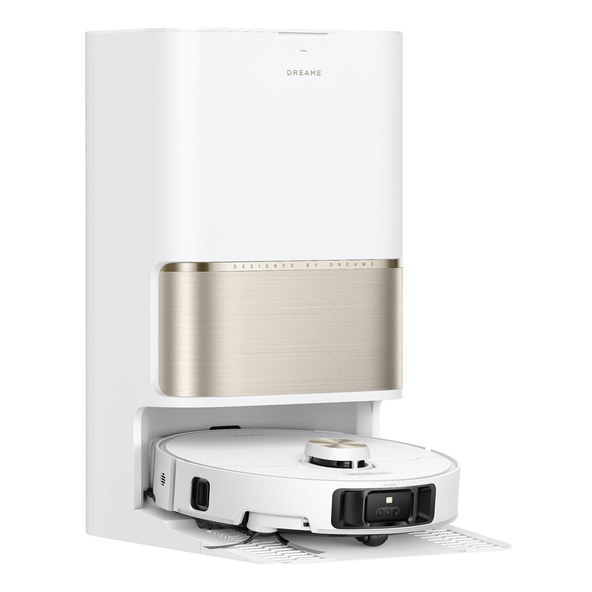 Dreame L50S PRO Ultra Robot Vacuum Cleaner & Mop with Self-Cleaning and Auto-Empty White White