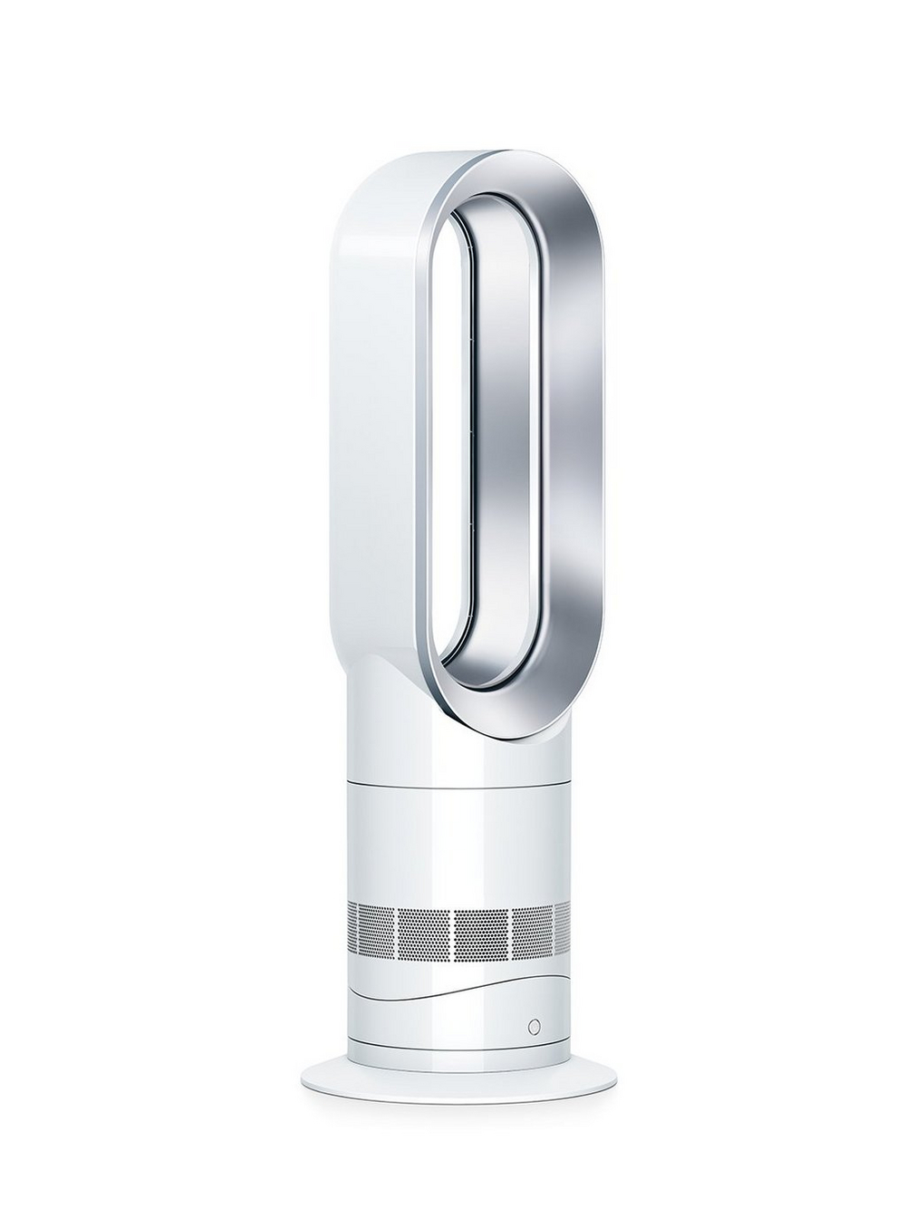 Dyson AM09 Hot + Cool™  Jet Focus Fan Heater White Nickel White