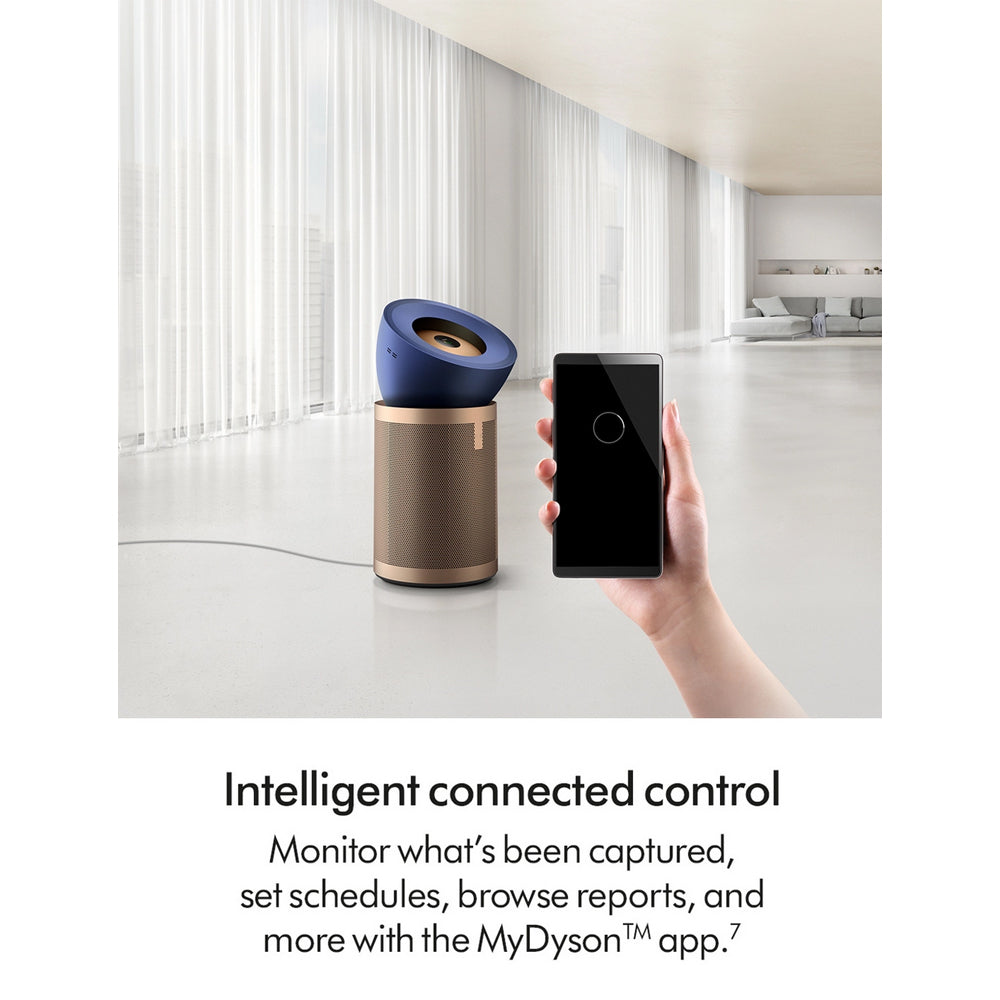 Dyson Big+Quiet Formaldehyde BP04 Purifying Fan Air Purifier Prussian Blue/Gold - Clearance