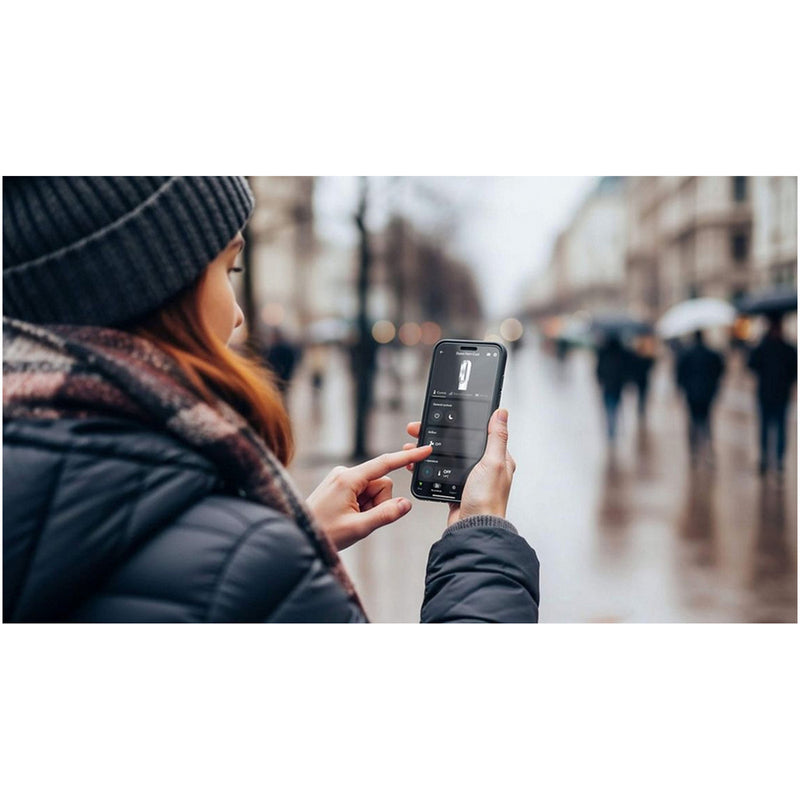 Dyson HF1 Hot+Cool Remote Link Pre-heat heater and Cooling Fan White Nickel Open Box Clearance