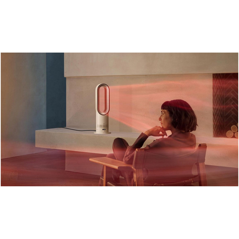 Dyson HF1 Hot+Cool Remote Link Pre-heat heater and Cooling Fan White Nickel Open Box Clearance