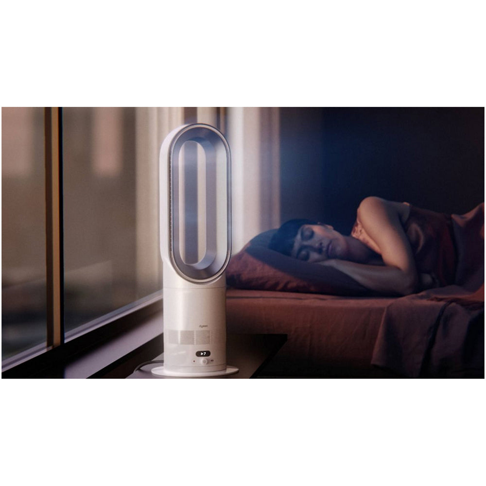 Dyson HF1 Hot+Cool Remote Link Pre-heat heater and Cooling Fan White Nickel Open Box Clearance