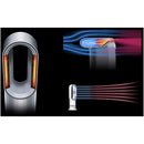 Dyson HF1 Hot+Cool Remote Link Pre-heat heater and Cooling Fan White Nickel Open Box Clearance
