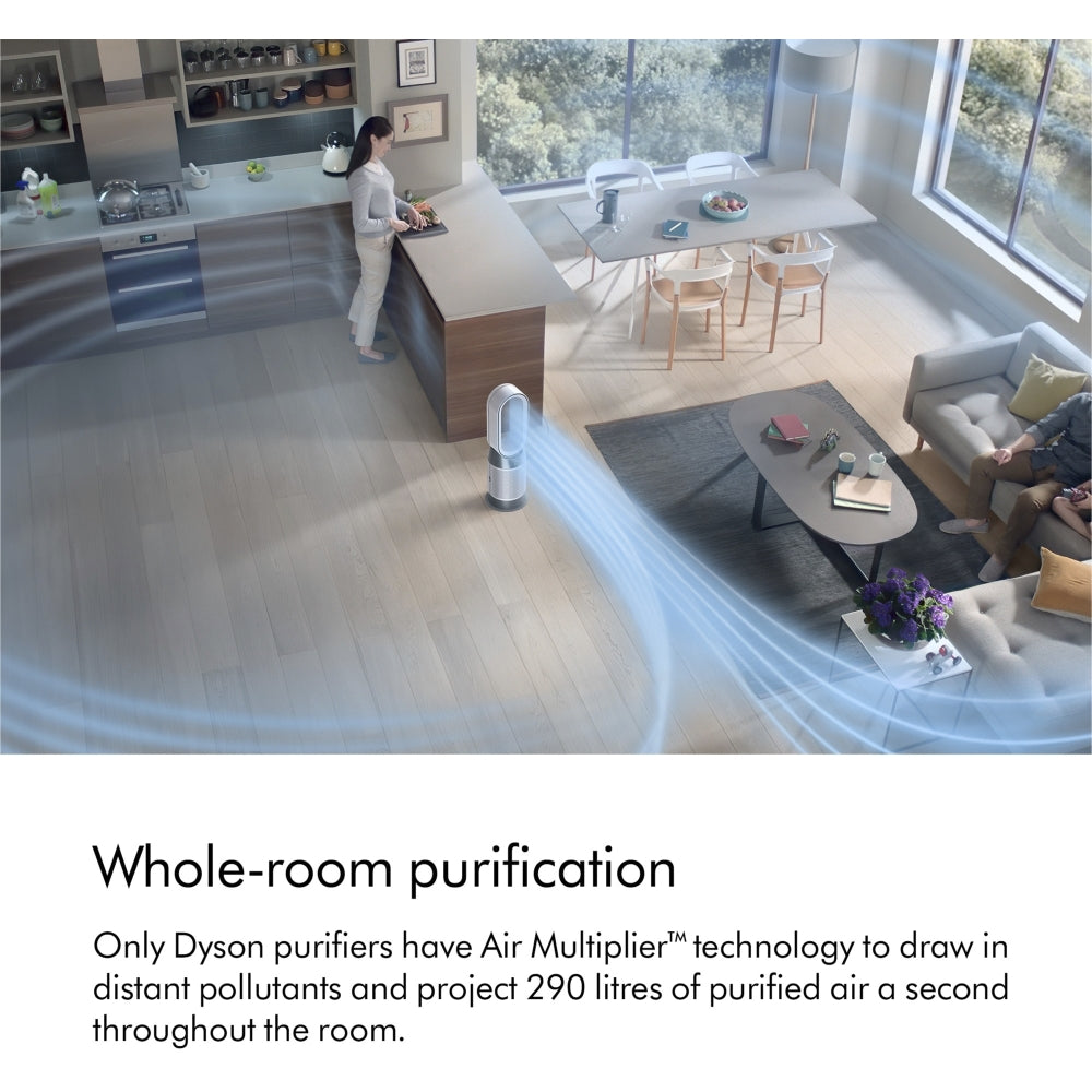 Dyson HP10 Purifier Hot+Cool Gen1 Purifying Fan Heater White Clearance