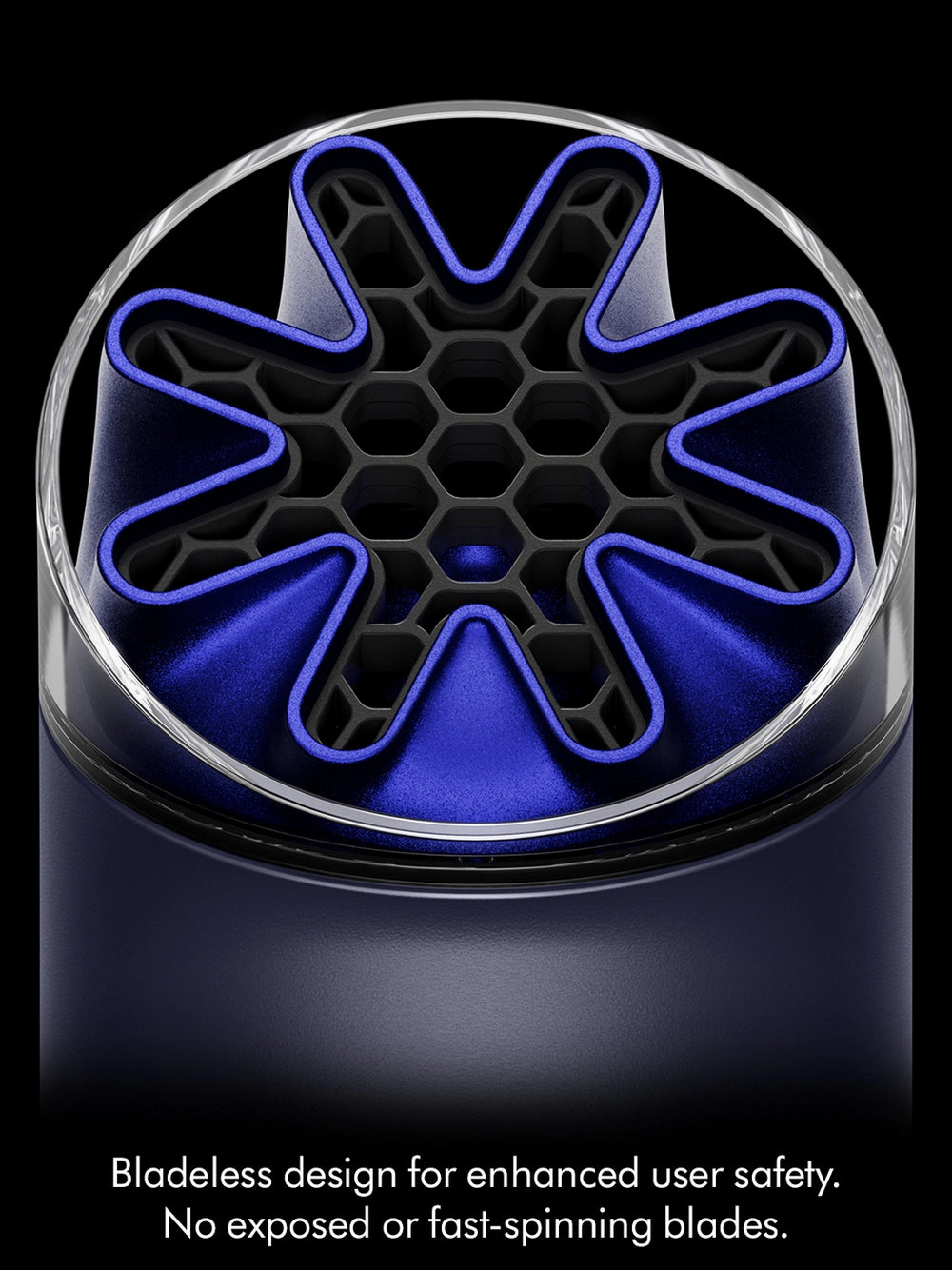 Dyson HushJet Mini Cool Portable Cooling Fan - Cobalt/Ink Cobalt/Ink