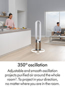 Dyson Purifier Cool PC2 De-NOx Purifying Fan (TP12) - White/Gold