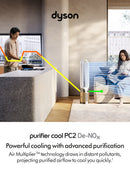 Dyson Purifier Cool PC2 De-NOx Purifying Fan (TP12) - White/Gold