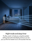Dyson Purifier Hot+Cool HP2 De-NOx Purifying Fan Heater (HP12) - White/Gold