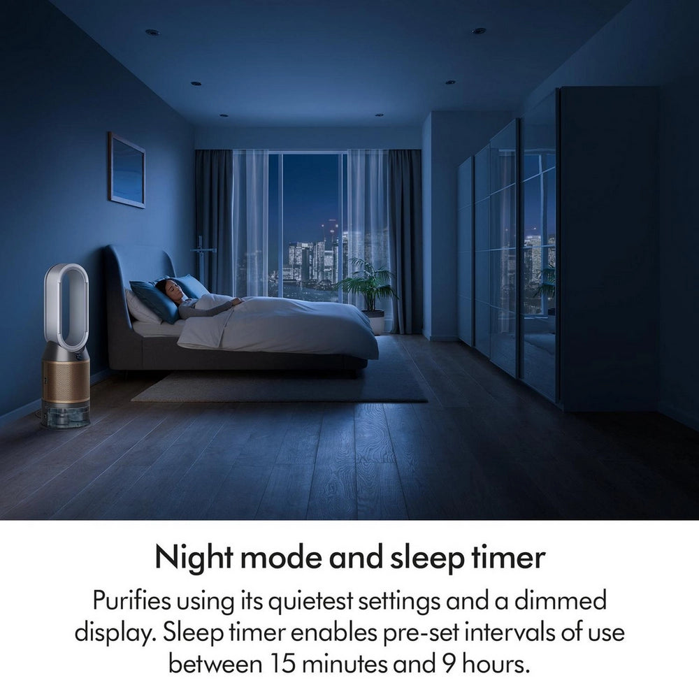 Dyson Purifier Humidify+Cool PH2 De-NOx Purifying Humidifying Fan (White/Gold) - Clearance