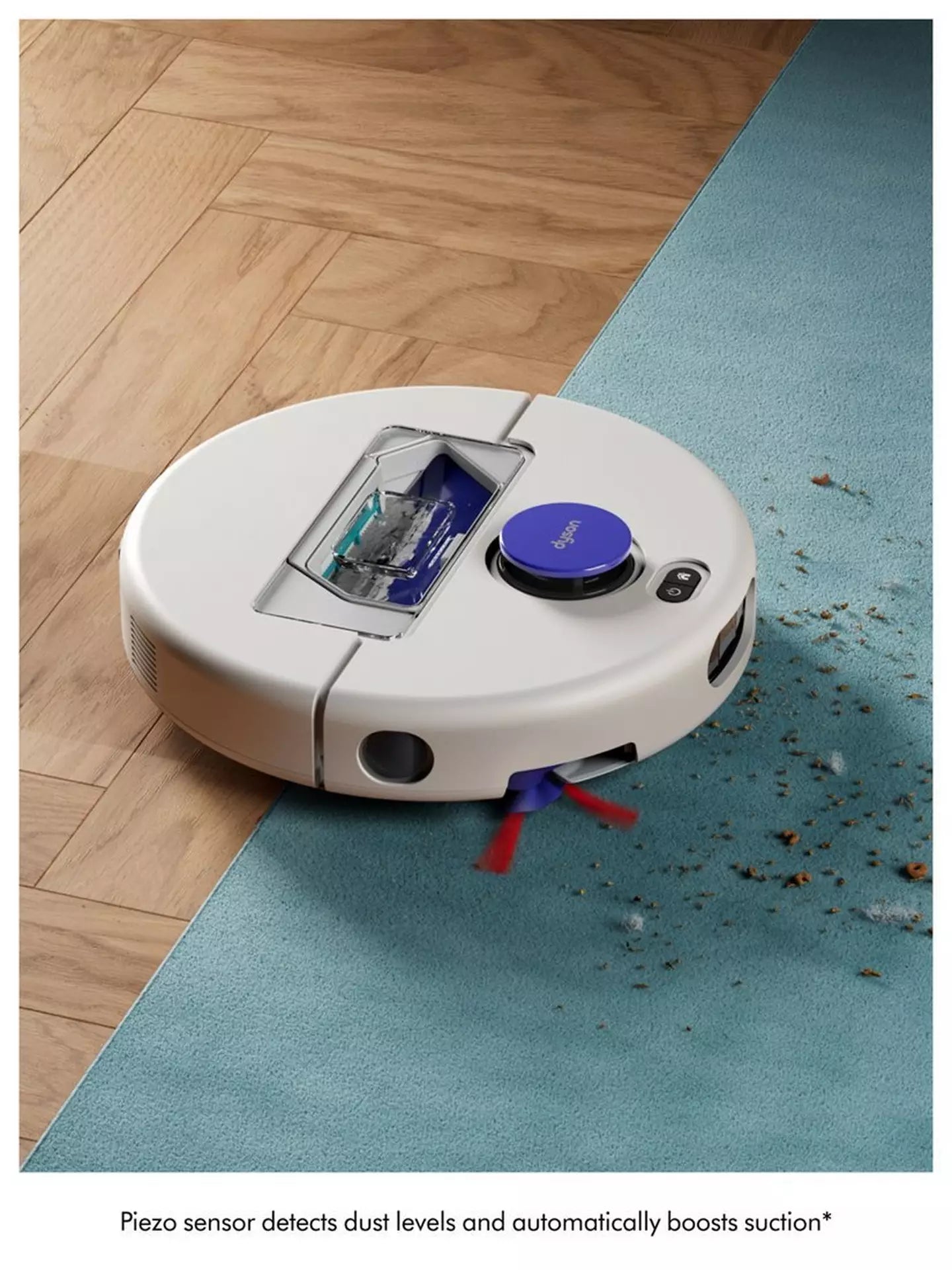 Dyson R1 Nurovi Dry Robot Vacuum Cleaner - Light Grey/Vinca Blue