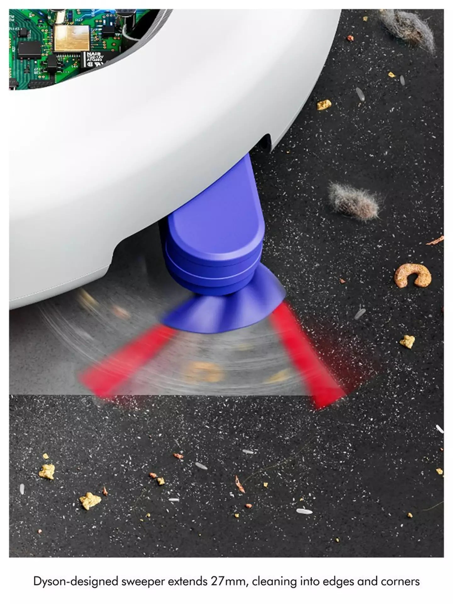 Dyson R1 Nurovi Dry Robot Vacuum Cleaner - Light Grey/Vinca Blue