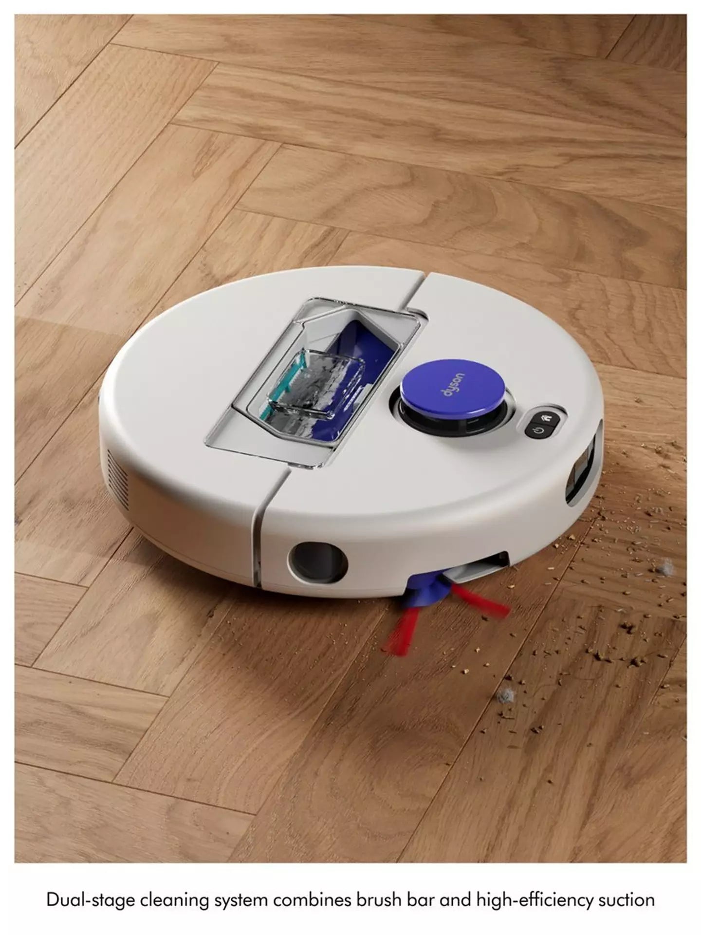 Dyson R1 Nurovi Dry Robot Vacuum Cleaner - Light Grey/Vinca Blue