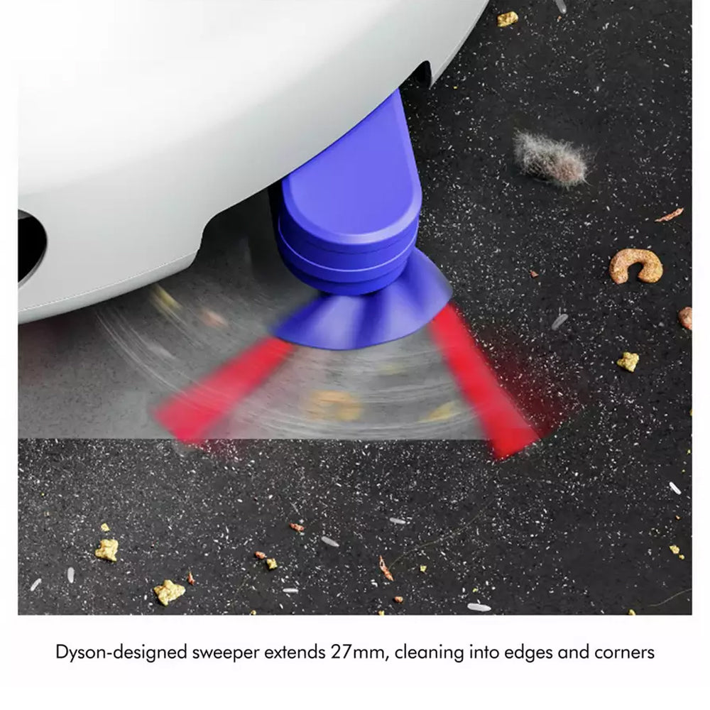 Dyson R2 Nurovi Wash+Dry Robot Vacuum Cleaner and Mop with Self Empty Station - Silver/Vinca Blue