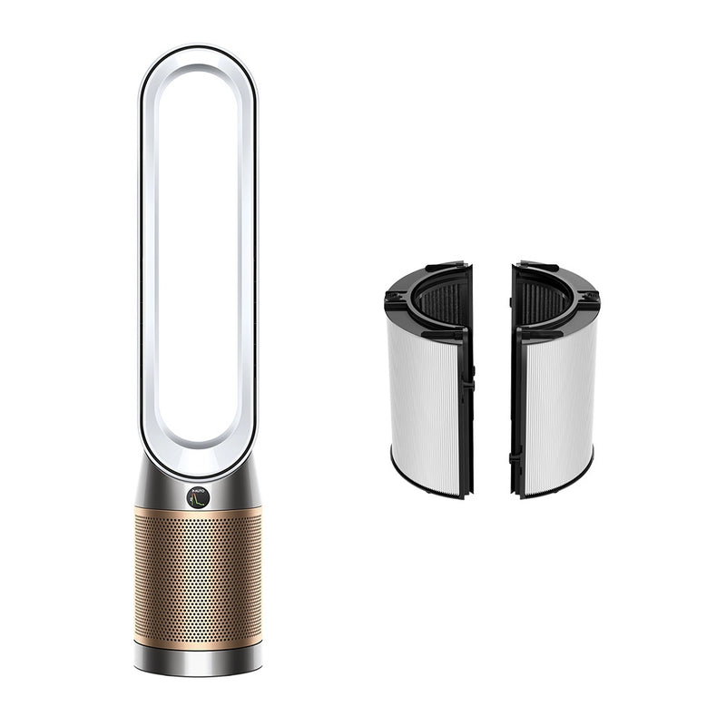 Dyson TP09 Hepa Cool Formaldehyde Air Purifier with 360 Glass Hepa+Carbon Filter White TP09KIT