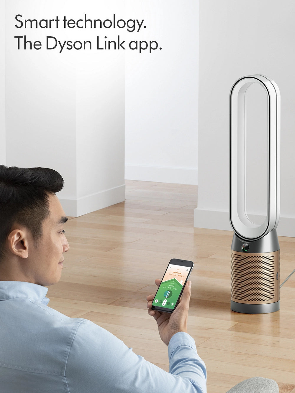 Dyson TP09 Hepa Cool Formaldehyde Air Purifier with 360 Glass Hepa+Carbon Filter White TP09KIT