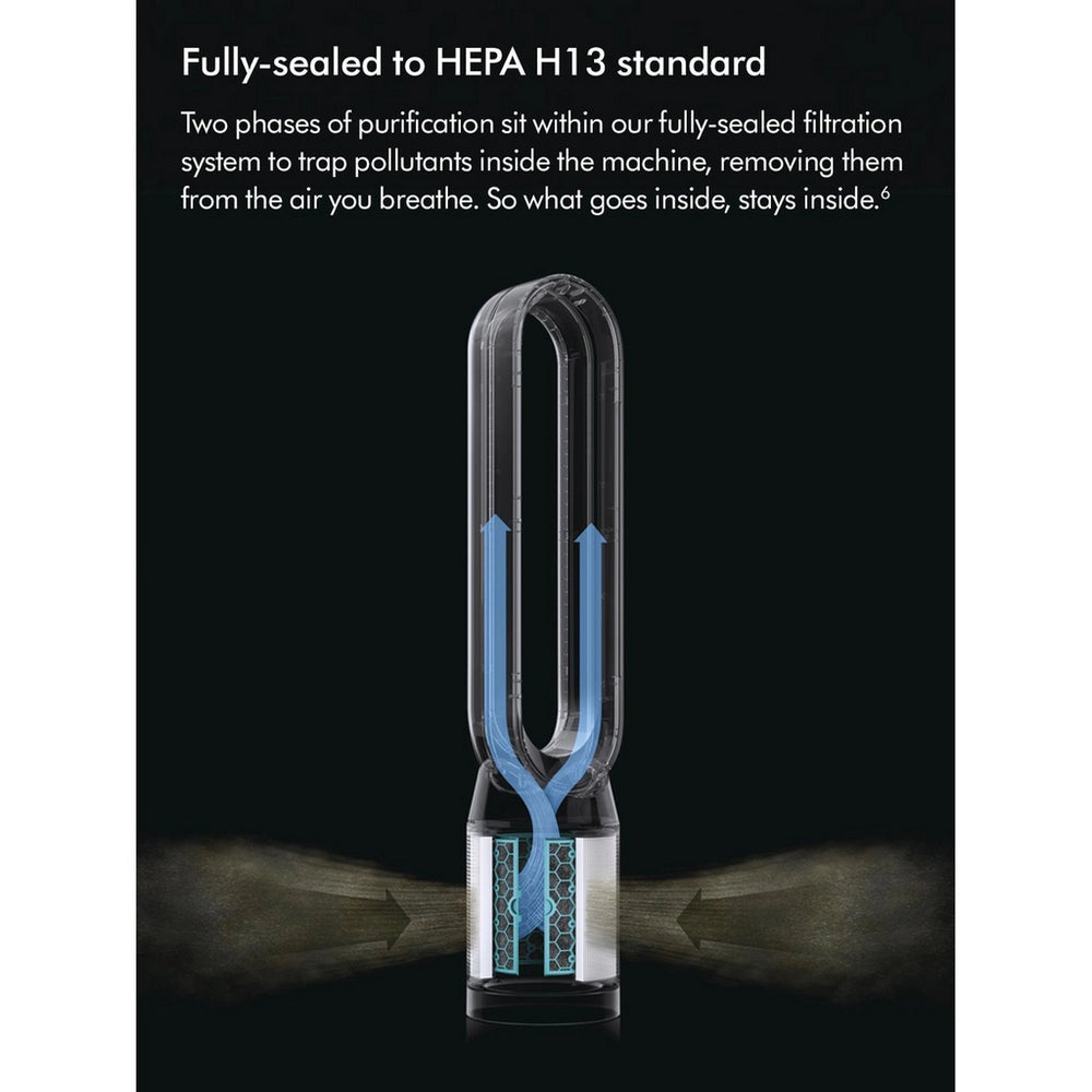 Dyson TP11 Cool PC1 Purifier with 360 Glass Hepa+Carbon Filter White TP11KIT