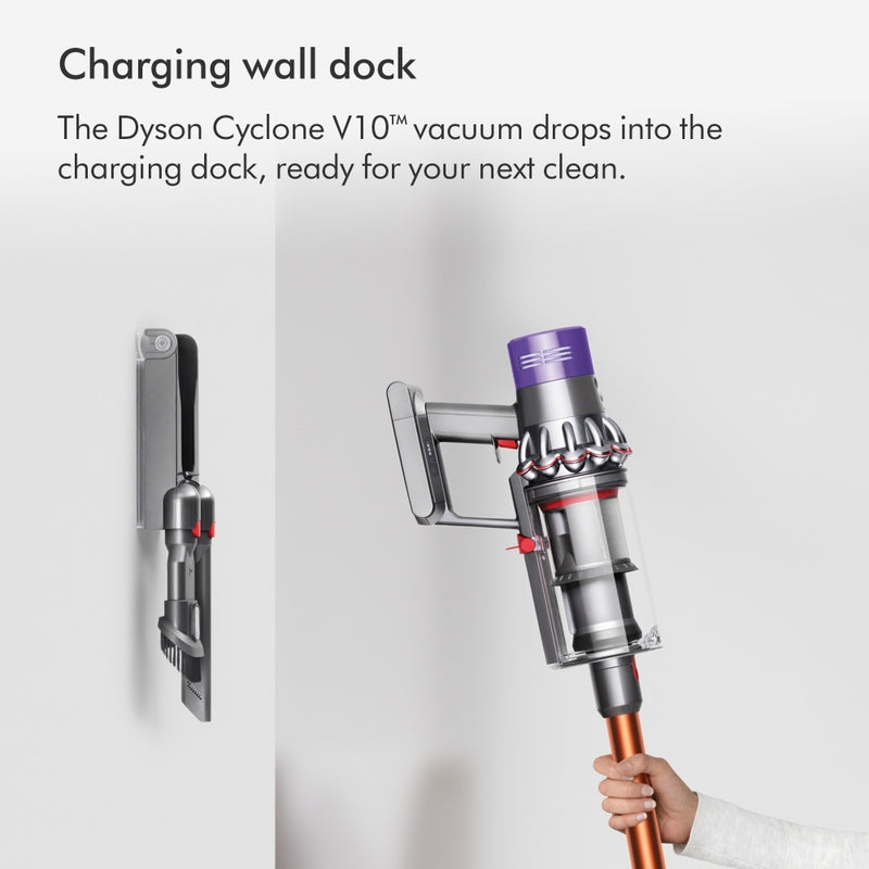 Dyson V10ABSOLUTENEW Cordless Stick Vacuum Cleaner with Anti Tangle Head - Copper CLEARANCE