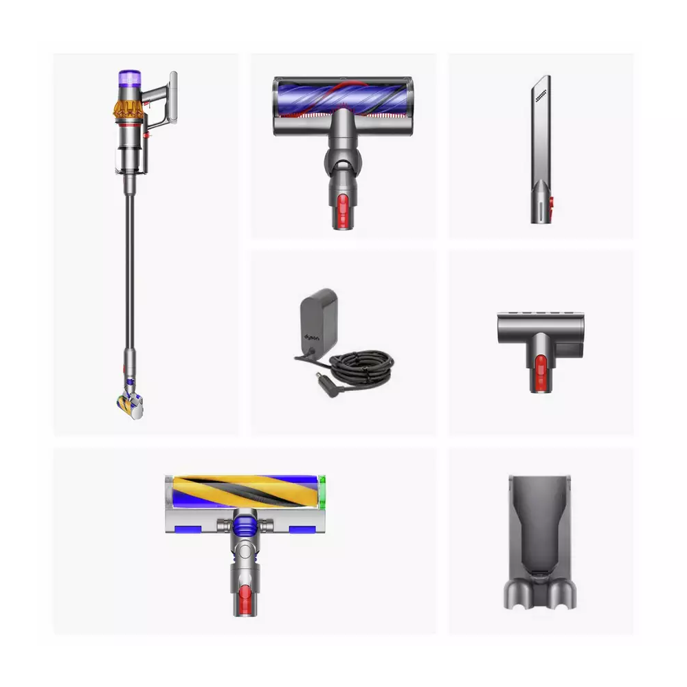 Dyson V12 2026 Detect Slim Absolute Cordless Stick Vacuum Cleaner Yellow/Nickel V12DETCT2