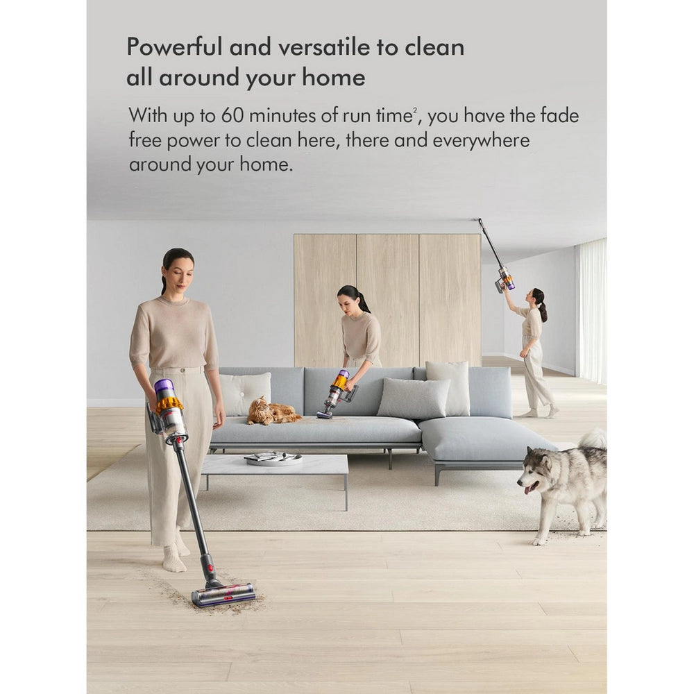 Dyson V15 Detect Extra Cordless Stick Vacuum Cleaner Nickel Blue V15EXTRA - Clearance