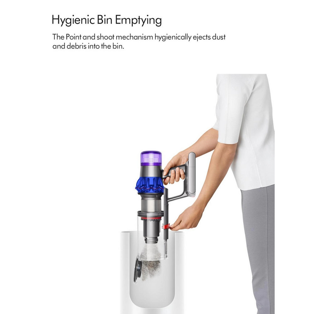Dyson V15 Detect Extra Cordless Stick Vacuum Cleaner Nickel Blue V15EXTRA - Clearance
