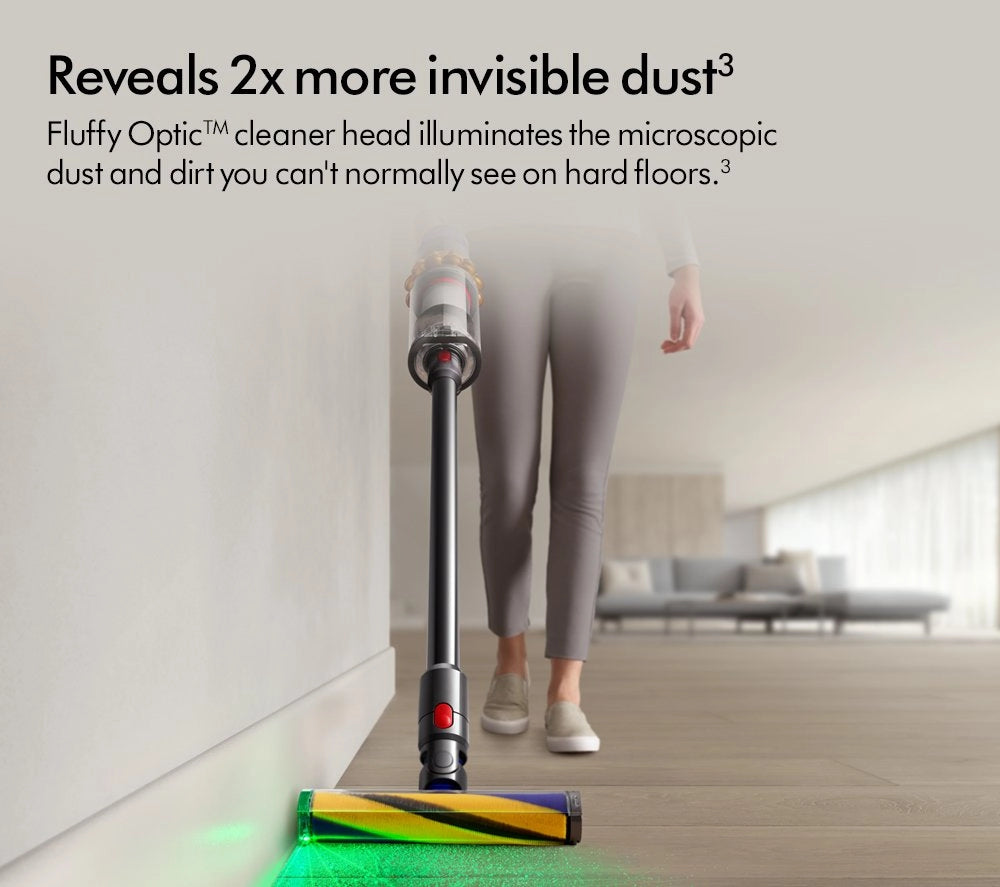 Dyson V15 Detect Total Clean Cordless Vacuum Cleaner Up To 60 Minutes Run Time Black V15TOTALCLEAN23 - CLEARANCE