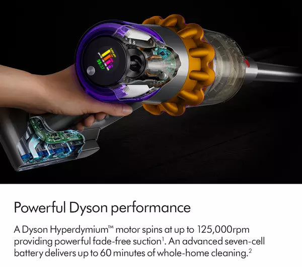 Dyson V15s Detect Submarine Wet and Dry Vacuum Cleaner Yellow and Nickel Clearance