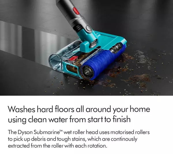 Dyson V15s Detect Submarine Wet and Dry Vacuum Cleaner Yellow and Nickel Clearance