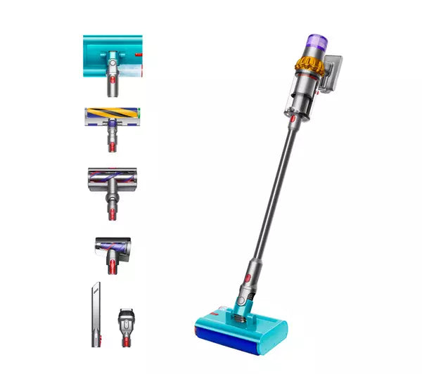 Dyson V15s Detect Submarine Wet and Dry Vacuum Cleaner Yellow and Nickel Clearance