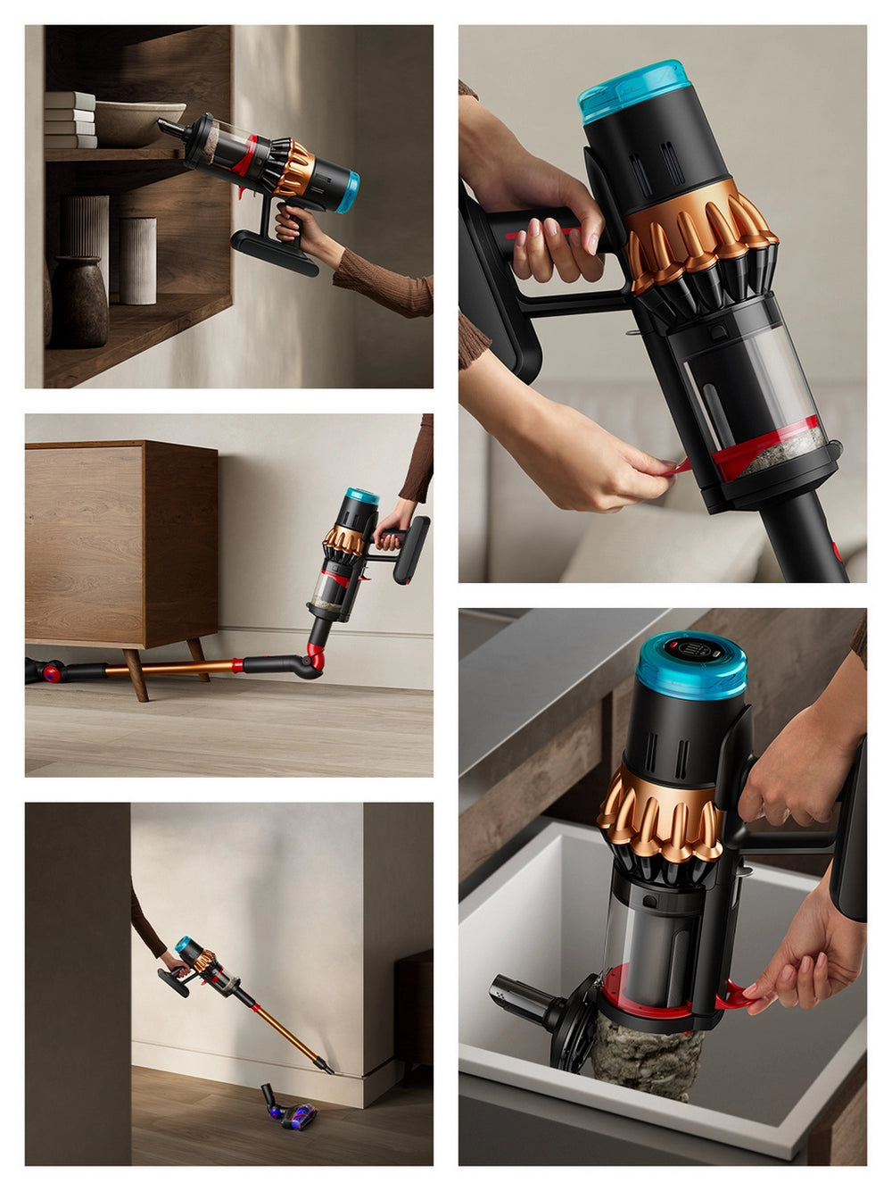 Dyson V16 Piston Animal Cordless Stick Vacuum Cleaner - Black Copper V16PISTONANML Clearance