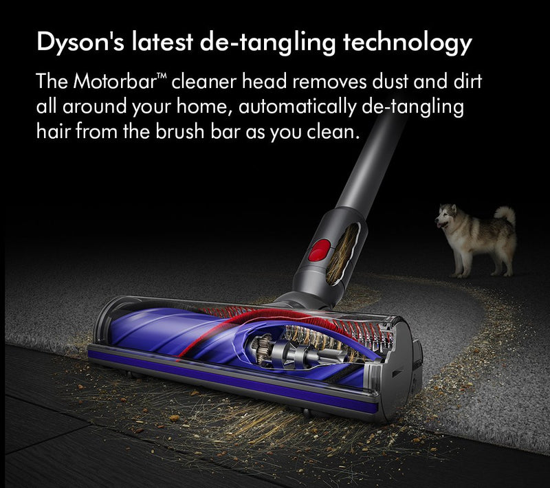 Dyson V8 Advanced Cordless Stick Vacuum Cleaner Up To 40 Minutes Run Time Silver - Clearance