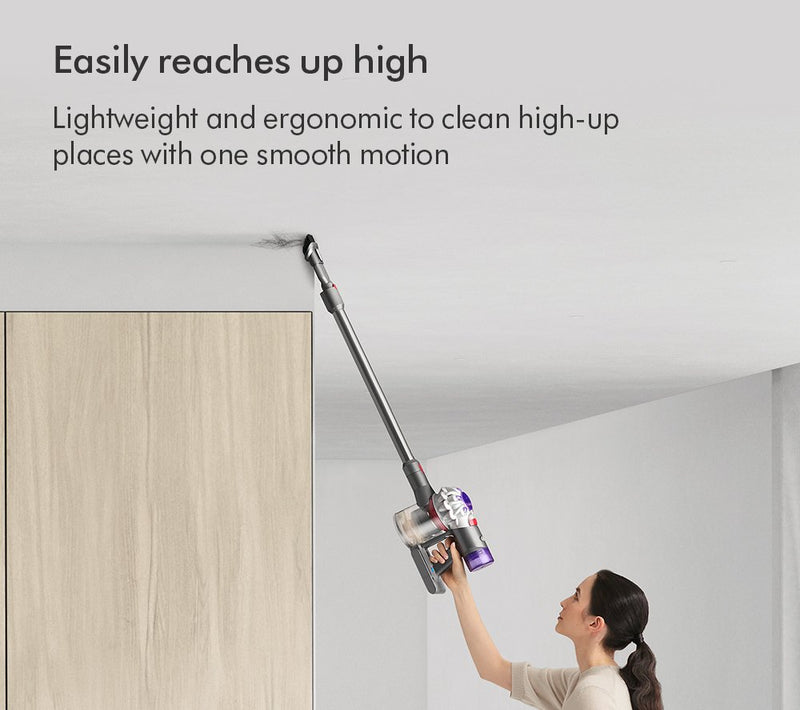 Dyson V8 Advanced Cordless Stick Vacuum Cleaner Up To 40 Minutes Run Time Silver - Clearance