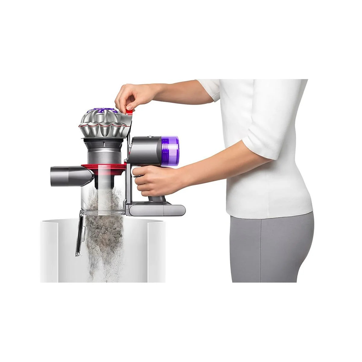 Dyson V8 Total Clean Cordless Stick Vacuum Cleaner up to 40 Minutes Run Time - Nickel & Black