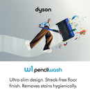 Dyson W1 PencilWash Wet and Dry Cordless Floor Cleaner with up to 45 Minutes Run Time - Ultra Blue