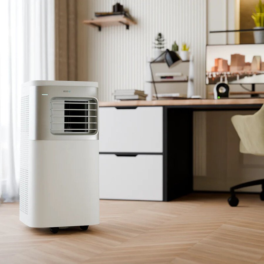 Ecoair Apollo 10K 10000 BTUs Smart Portable 3 in 1 Air Conditioner - White