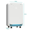 EcoAir DC12 MK3 Compressor Dehumidifier 12 Litres Per Day - White