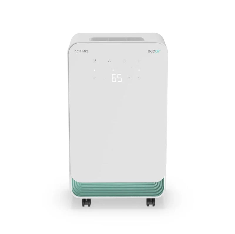 EcoAir DC12 MK3 Compressor Dehumidifier 12 Litres Per Day - White