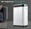 EcoAir DC18 MK2 Compressor Dehumidifier with Carbon Filter White