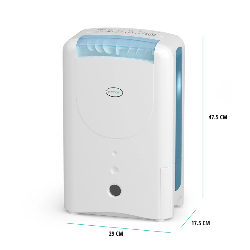 EcoAir DD-100016 DD1 Classic MK6 Desiccant Dehumidifier White