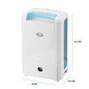 EcoAir DD1 Simple MK3 Desiccant Dehumidifier White