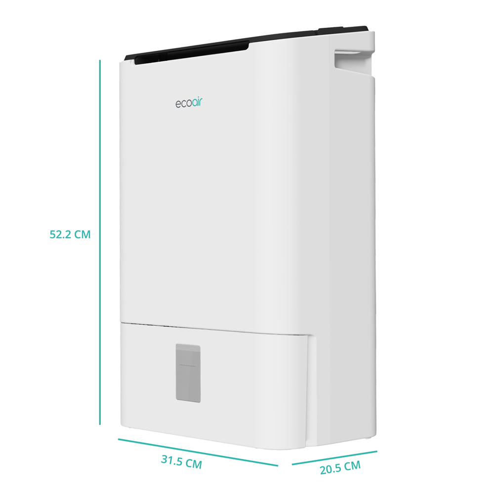 EcoAir DD2 Simple 9L Desiccant Dehumidifier White