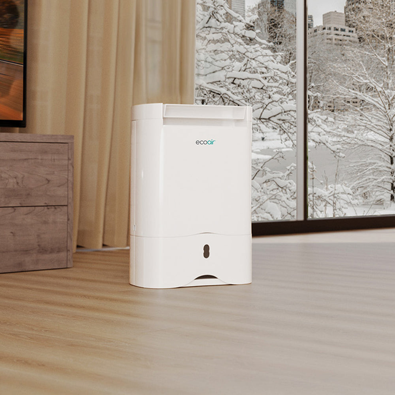 EcoAir DD3 Slimline 10L Desiccant Dehumidifier White