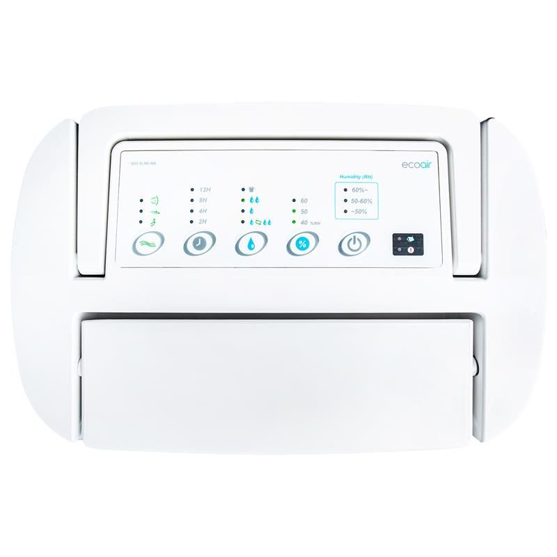 EcoAir DD3 Slimline 10L Desiccant Dehumidifier White