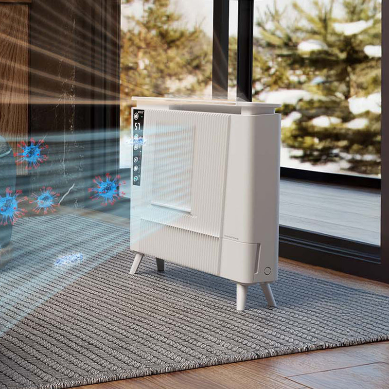 EcoAir DDWH10 Desiccant Dehumidifier and Heater White