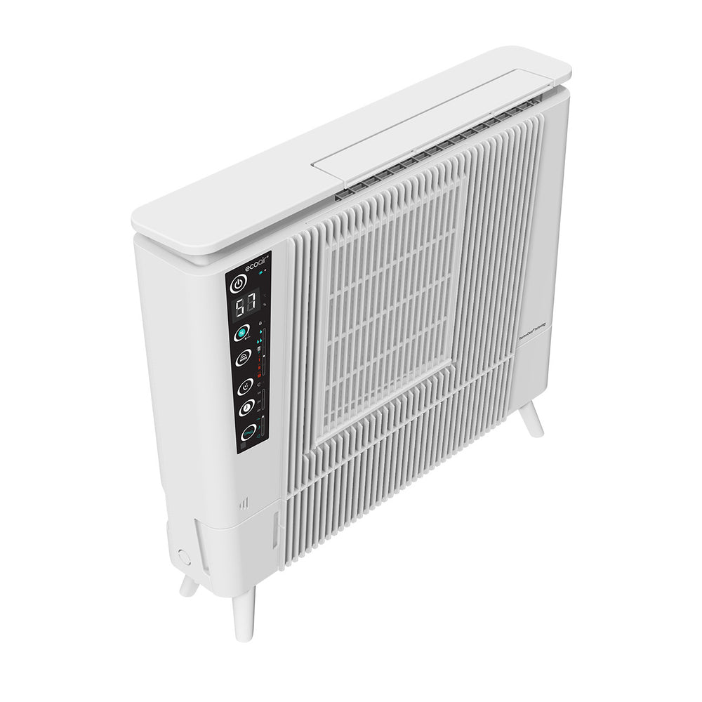 EcoAir DDWH10 Desiccant Dehumidifier and Heater White