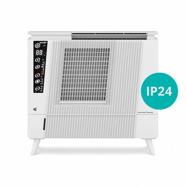 EcoAir DDWH10 Desiccant Dehumidifier and Heater White