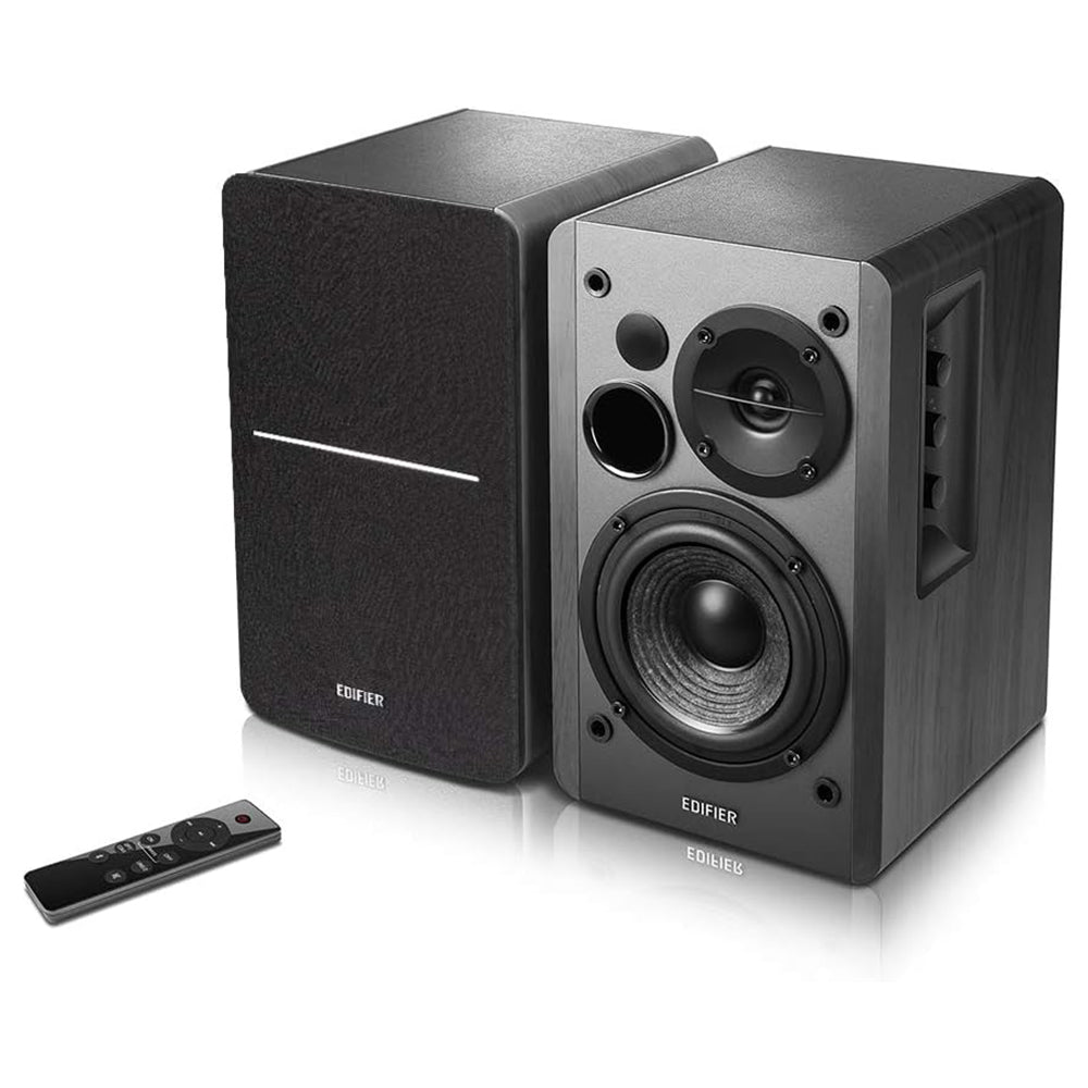 Edifier R1280DBS Active 2.0 BT Bookshelf Speakers Pair with Sub Out - Black Black