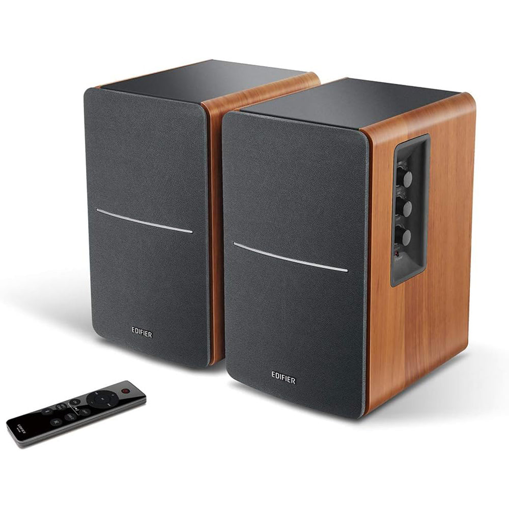 Edifier R1280DBS Active 2.0 BT Bookshelf Speakers Pair with Sub Out - Maple Maple