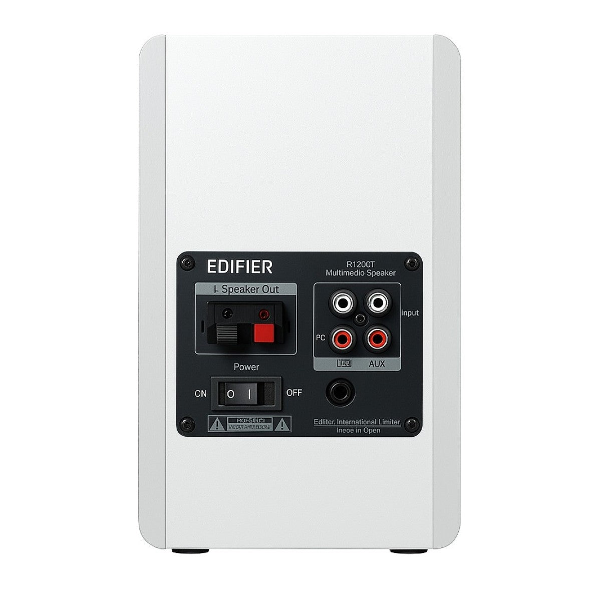 Edifier R1280T Active Bookshelf Speakers Pair - White White