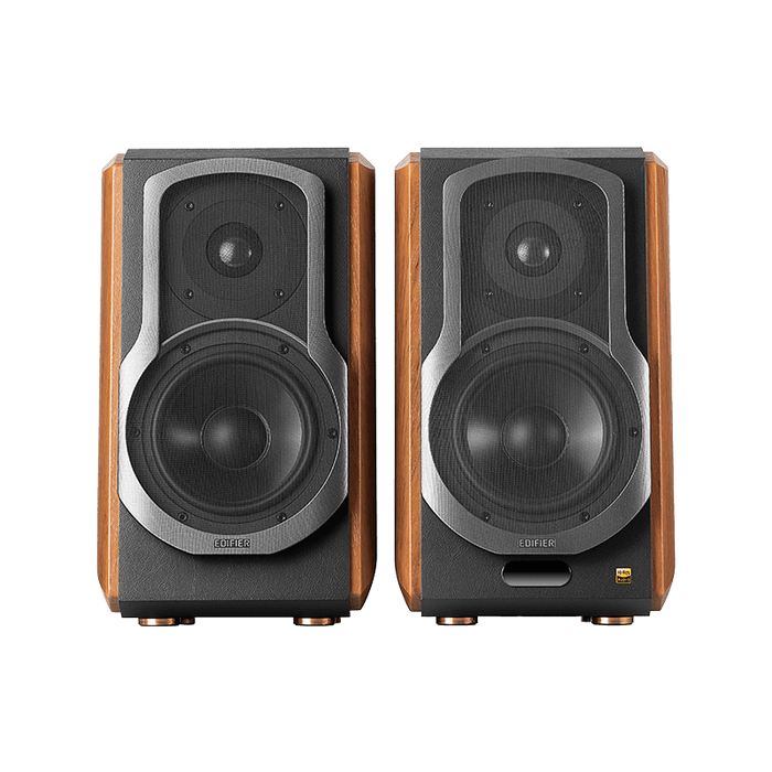 Edifier S1000MKII Active Bluetooth aptX Bookshelf Speakers Brown