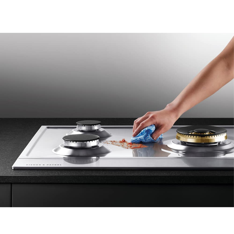 Fisher and Paykel CG604DNGX1 Fisher & Paykel CG604DNGX1 4 Burner 60cm Gas Hob - Stainless Steel